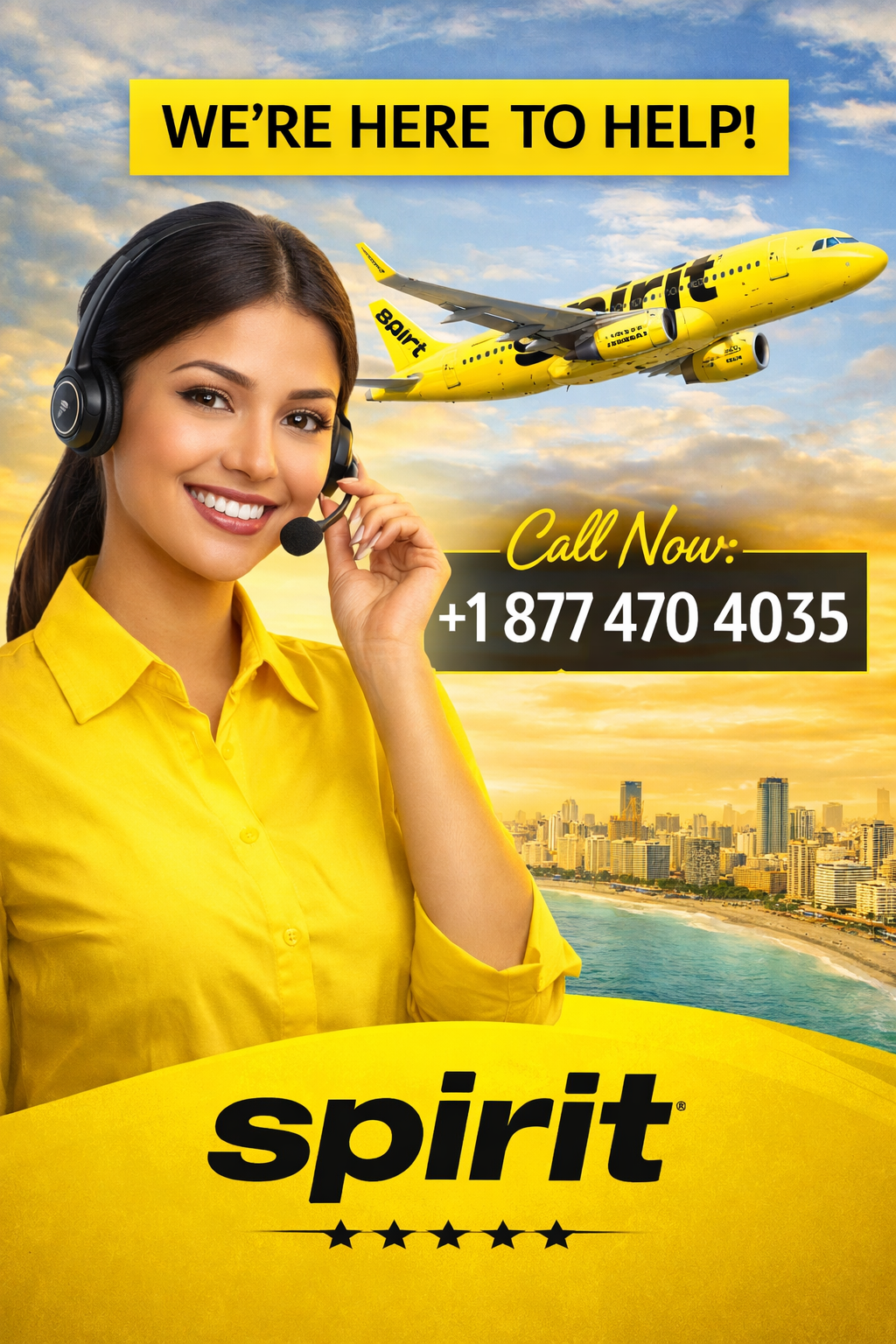 Spirit Airlines&reg; Customer Service Complete Official Guide ââ Step-by-Step Help &amp; Support 24/7 Spirit Airlines